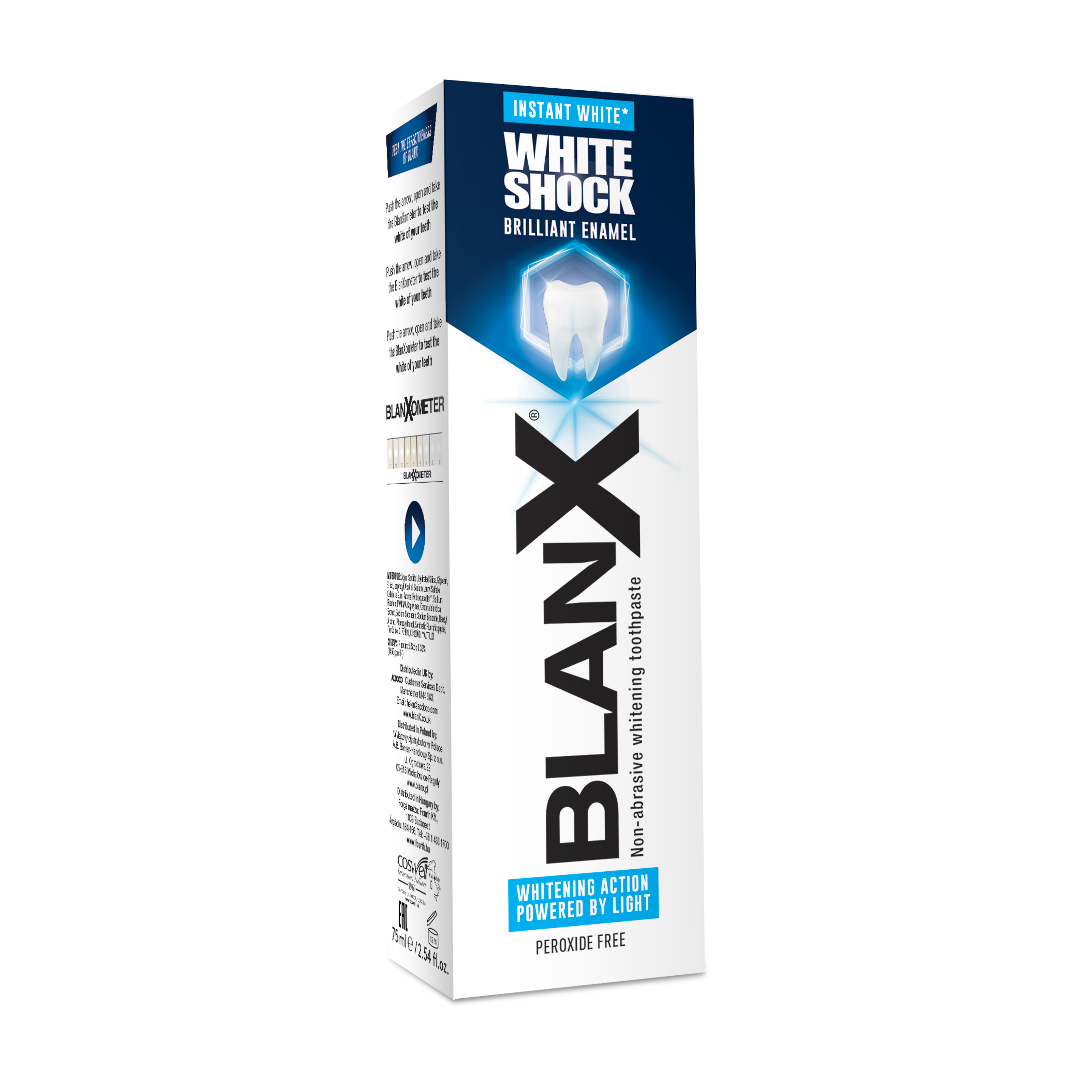 Blanx White Shock Зубная паста отбеливающая, паста, 75 мл, 1 шт. фото