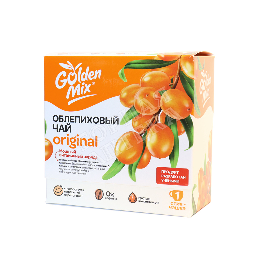 GoldenMix Чай облепиховый Original, чай, 7 шт. фото
