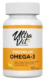 UltraVit Премиум Омега-3, капсулы, 60 шт. фото
