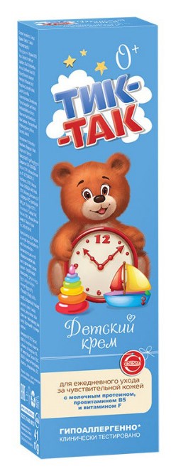 Тик-Так с молочным протеином, крем для детей, 41 г, 1 шт. фото