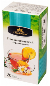 Алтайфлора Гинекологический, фиточай, 20 шт, с боровой маткой фото