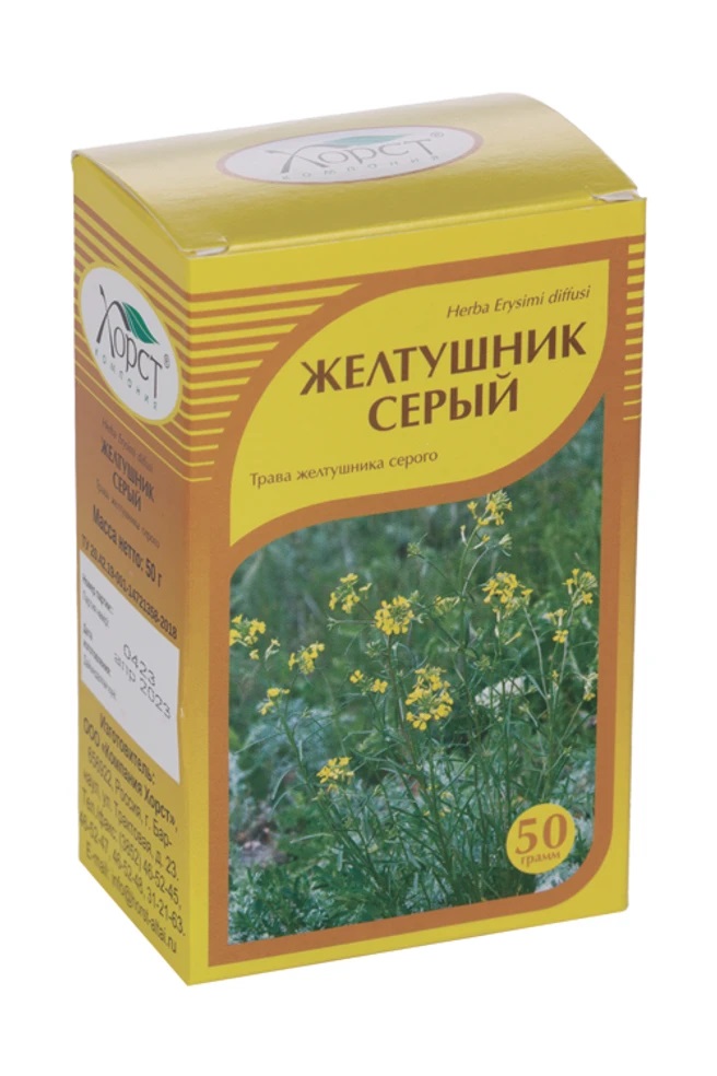 Желтушника серого трава, трава измельченная, 50 г, 1 шт. фото