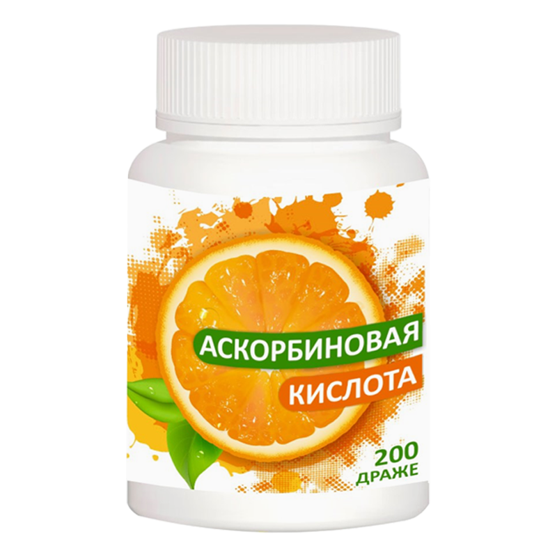 Аскорбиновая кислота, драже, 200 шт. фото