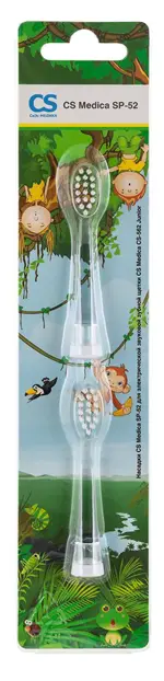 CS Medica SP-52 Насадки для детской зубной щетки CS Medica CS-562 Junior, 2 шт. фото