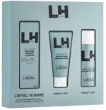 Lierac Homme антивозрастной крем-флюид 50 мл + пена для бритья 50 мл + гель для душа 50 мл, набор, 1 шт. фото