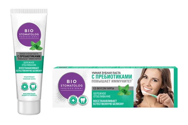 Bio Stomatolog Professional Бережное отбеливание Зубная паста, паста зубная, 75 мл, 1 шт. фото