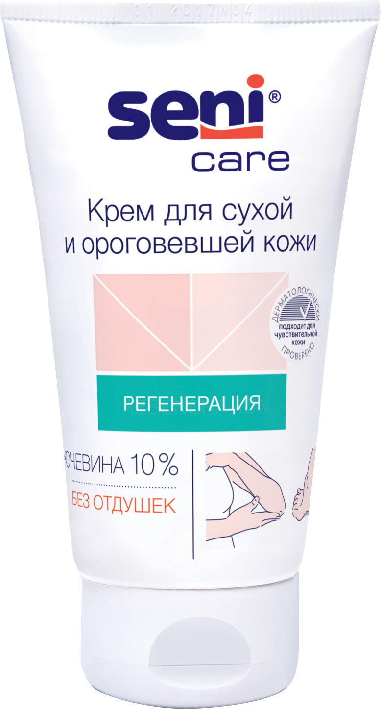 Seni Care Крем для сухой и ороговевшей кожи, крем для тела, 100 мл, 1 шт, с мочевиной 10% фото