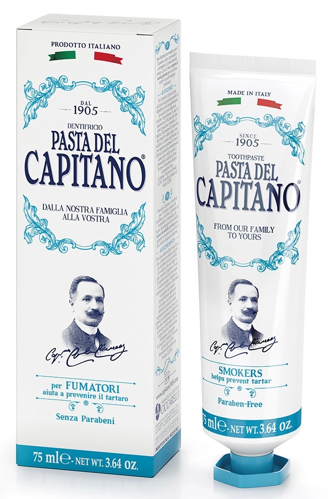 Pasta del Capitano1905 Зубная паста, зубная паста, 75 мл, 1 шт, для курящих фото