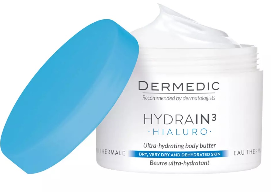Дермедик Hydrain 3 Hialuro Ultra Hydrating Body Butter, крем, 225мл, 1 шт, ультра-увлажняющее фото