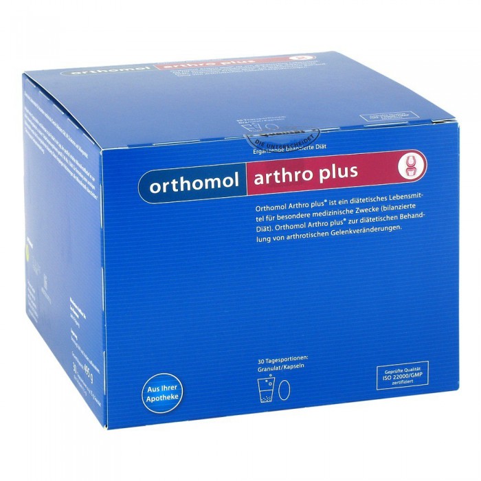 Orthomol ArthroPlus При заболеваниях суставов, порошки и капсулы, 30 шт, на 30 дней фото
