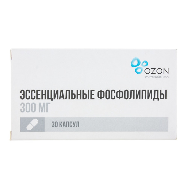 Эссенциальные фосфолипиды, 300 мг, капсулы, 30 шт. фото
