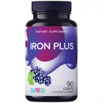 Livs Комплекс железо + мультивитамины, пектиновые мармеладные пастилки, 90 шт, виноград фото 1