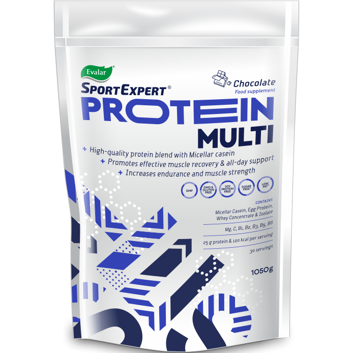 Эвалар СпортЭксперт Мульти Протеин, порошок для приготовления напитка, 1050 г, 1 шт, шоколад фото