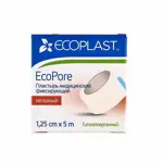 Ecoplast Ecopore Пластырь фиксирующий, 1.25х500 см, 1 шт, нетканая основа фото