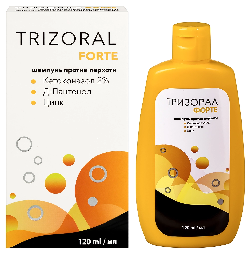 Тризорал Форте, шампунь, 120 мл, 1 шт. фото