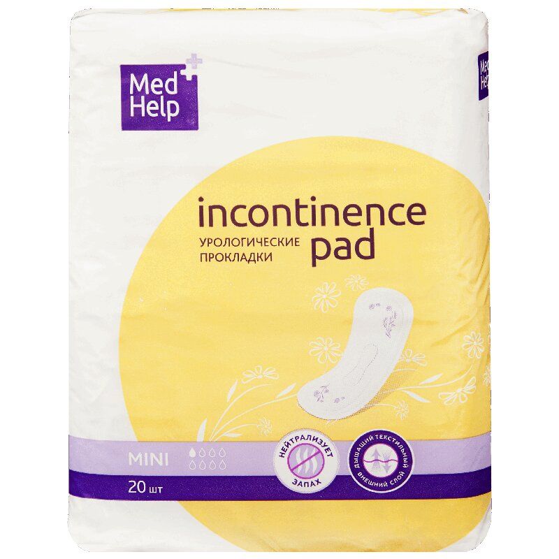 Медхелп Прокладки урологические, 20 шт, мини фото
