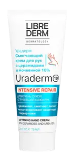 Librederm Uraderm Крем для рук смягчающий, крем, 75 мл, 1 шт, с церамидами и мочевиной 10% фото
