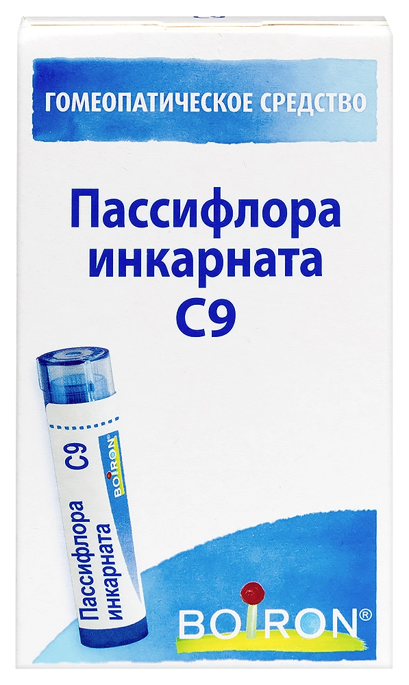 Пассифлора инкарната С9, гранулы гомеопатические, 4 г, 1 шт. фото