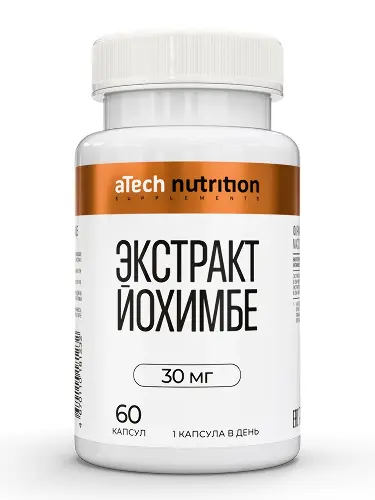 Atech nutrition Йохимбе экстракт, капсулы, 60 шт. фото