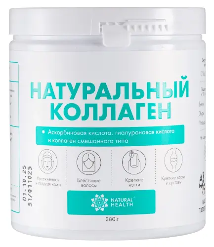Natural health натуральный коллаген, желе, 380 г, 1 шт, нейтральный фото