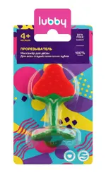 Lubby Прорезыватель Сладкая ягодка, 4+ мес, 1 шт, арт. 20613 фото 