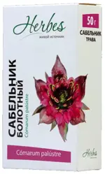 Сабельник болотный трава и корни, сырье растительное измельченное, 50 г, 1 шт. фото