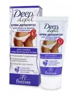 Floresan Deep depil Экспресс-крем для депиляции, крем-депилятор, 50 мл, 1 шт, для области бикини и подмышек, Ф-169 фото