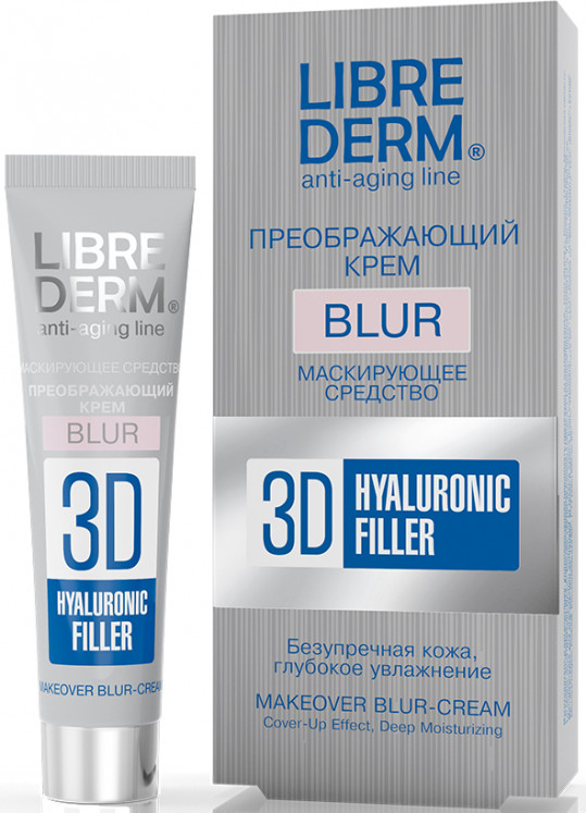Librederm 3D Гиалуроновый филлер Преображающий крем-blur, крем для лица, 15 мл, 1 шт. фото
