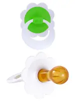 Пустышка латексная Ромашка с кольцом, соска-пустышка, 1 шт. фото