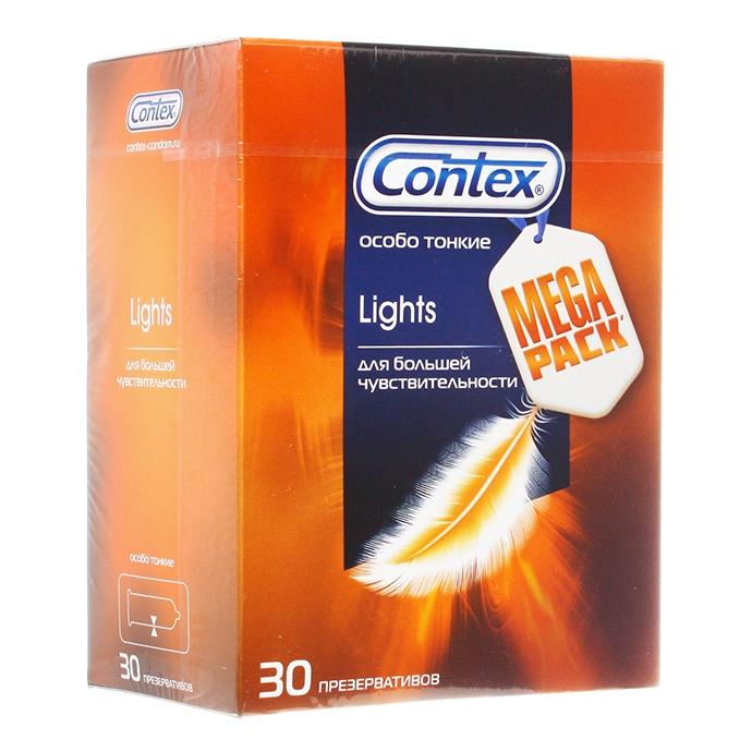 Contex Lights, презервативы, 30 шт, особо тонкие фото