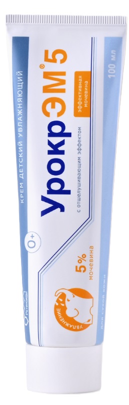 Урокр эм 5, 5%, крем детский, 100 мл, 1 шт, увлажняющий с мочевиной фото