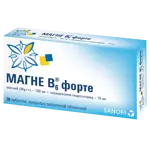 Магне B6 форте, таблетки, покрытые пленочной оболочкой, 30 шт. фото 