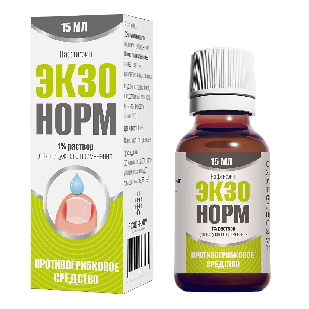 Экзонорм, 1%, раствор для наружного применения, 15 мл, 1 шт. фото