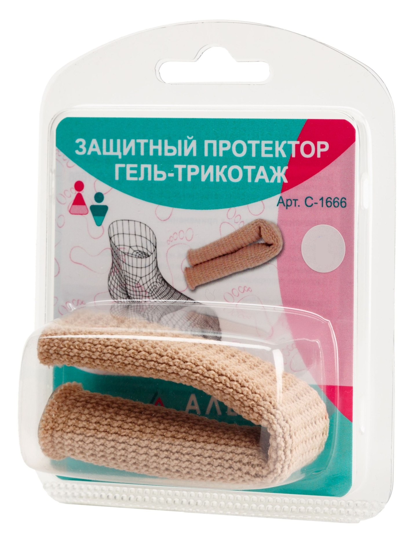 Алеф Накладка защитная (защитный протектор гель-трикотаж), р. L, 2 шт, арт. С-411 фото