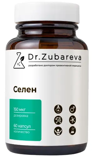 Dr. Zubareva селен, капсулы, 60 шт. фото