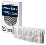 Уголь БАУ, 250 мг, таблетки, 30 шт. фото 3