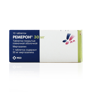 Ремерон, 30 мг, таблетки, покрытые оболочкой, 10 шт. фото