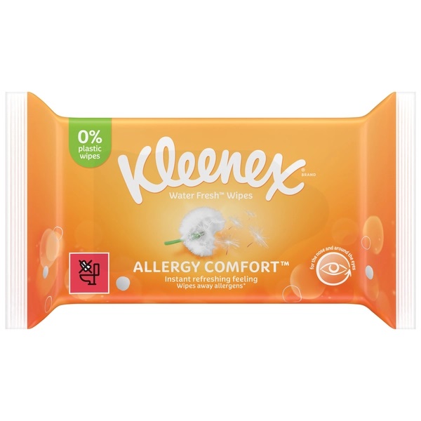 Kleenex Allergy Comfort Салфетки влажные, салфетки влажные, 40 шт. фото