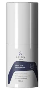 Geltek Men гель для умывания, гель для лица, 100 мл, 1 шт. фото