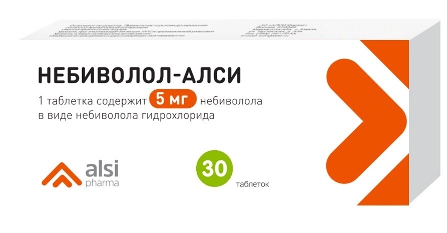 Небиволол-АЛСИ, 5 мг, таблетки, 30 шт. фото