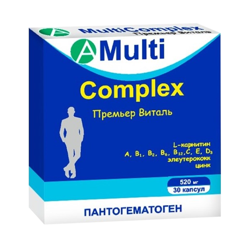 Апрель Мультикомплекс Премьер-Виталь для мужчин, 520 мг, капсулы, 30 шт. фото