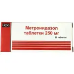 Метронидазол, 250 мг, таблетки, 20 шт. фото