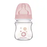 Canpol EasyStart Newborn baby Бутылочка антиколиковая с широким горлышком, соска-пустышка, 120 мл, 1 шт, цвет в ассортименте, 0+, арт. 35/216 фото