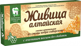 Живица алтайская кедровая, 0.8 г, резинка жевательная, 4 шт. фото