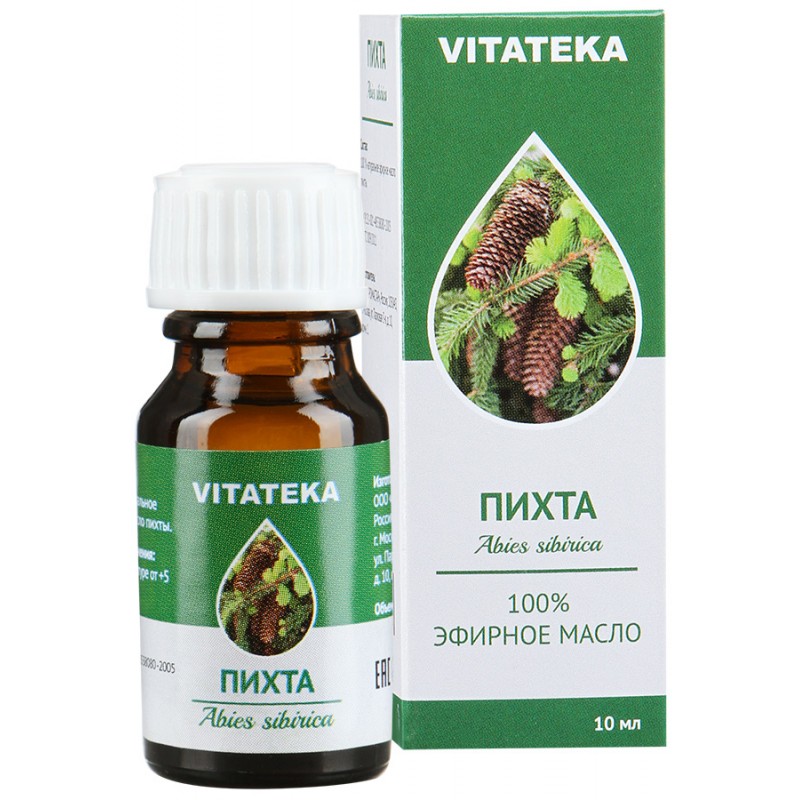 Витатека Масло Пихты эфирное, масло эфирное, 10 мл, 1 шт. фото