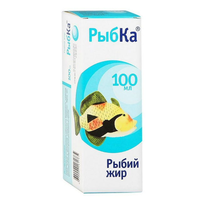 Рыбка Рыбий жир, жидкость для приема внутрь, 100 мл, 1 шт. фото