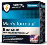 Man's formula Больше чем поливитамины Энергия + Иммунитет, капсулы, 30 шт. фото
