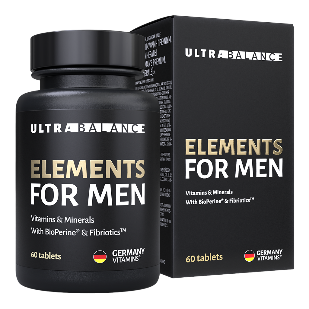 Ultrabalance Элементы для мужчин премиум Витамины и минералы, таблетки, 60 шт. фото