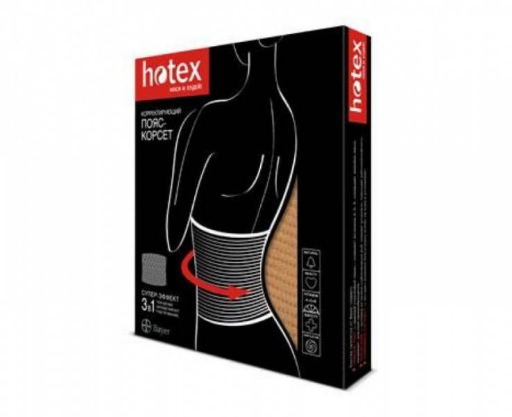 Hotex Пояс-корсет, 1 шт, бежевый фото