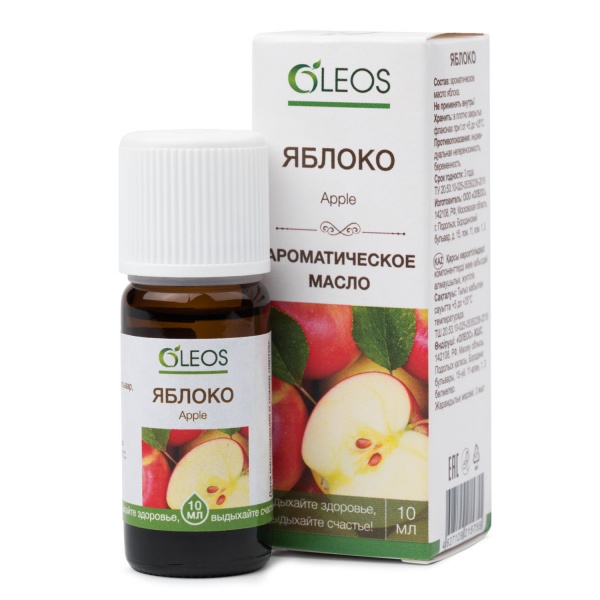 Oleos Яблоко, масло ароматическое, 10 мл, 1 шт. фото